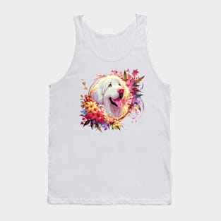 Komondor Mothers Day Dog Mom Special Gift Portrait Tank Top